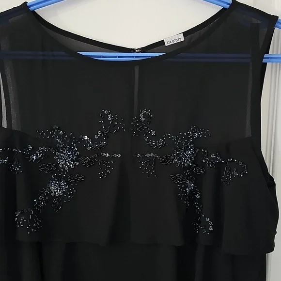 Black Ruffled Dress 👗 - Picture 2 of 6